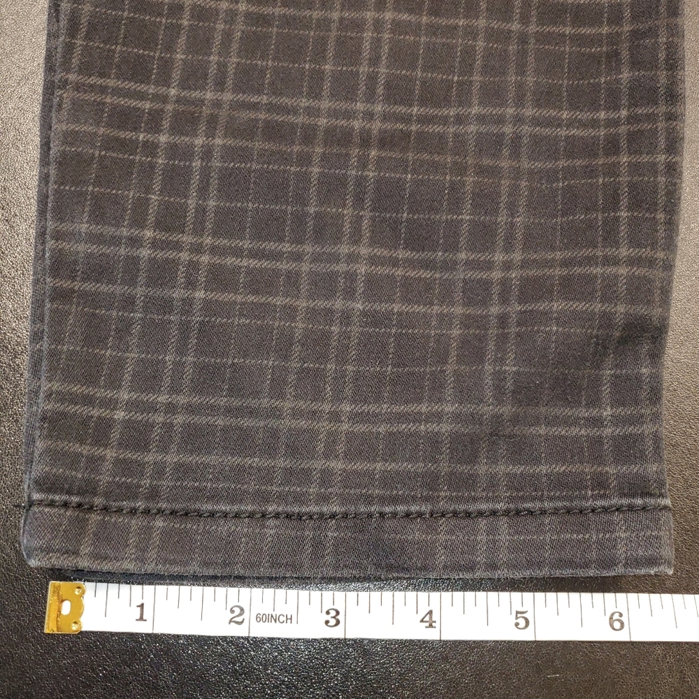 Torrid Black/Gray Plaid Jeans 20R - Picture 10 of 12
